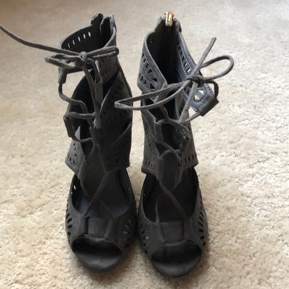 Zigi Soho Barrel Lace-up Heels - Picture 3 of 6